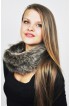 Raccoon fur headband - Fur collar